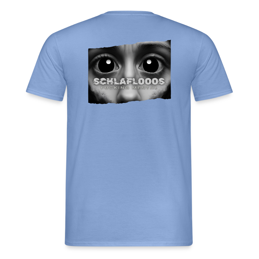 SCHLAFLOOOS BACKPRINT - carolina blue