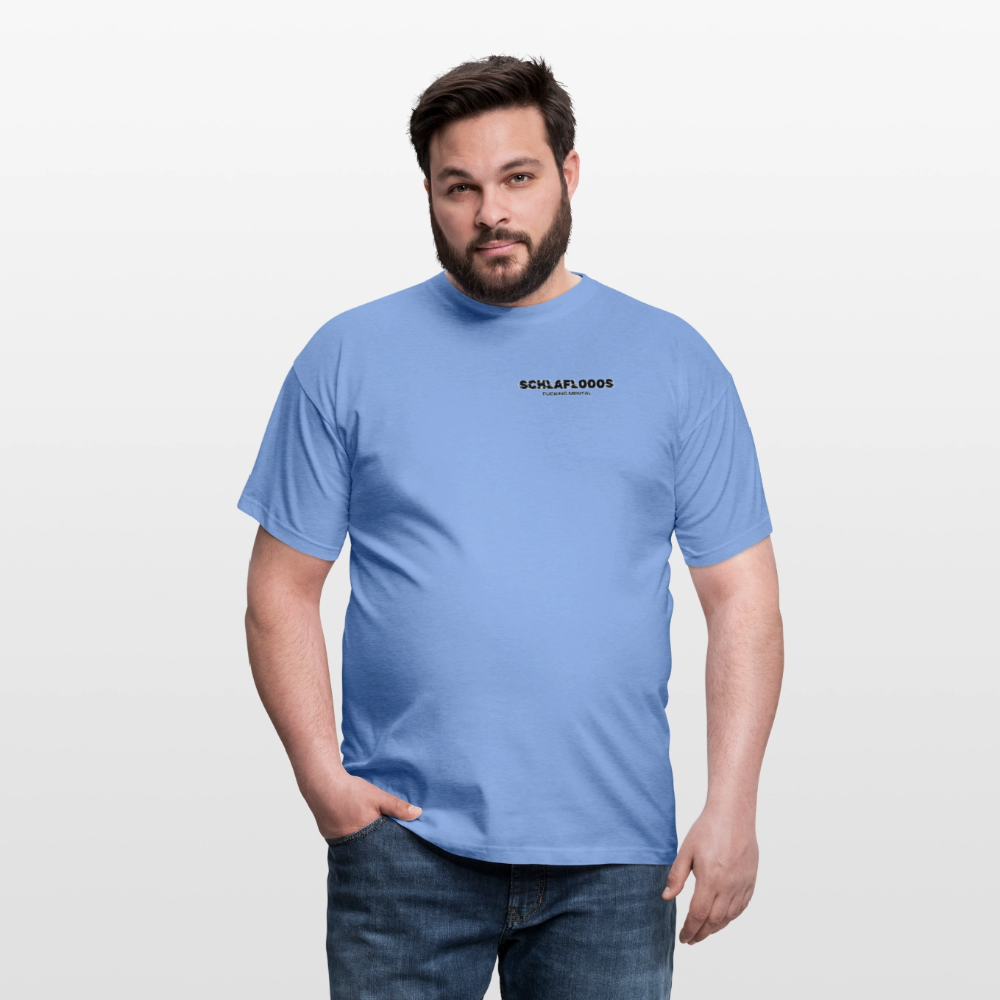SCHLAFLOOOS BACKPRINT - carolina blue
