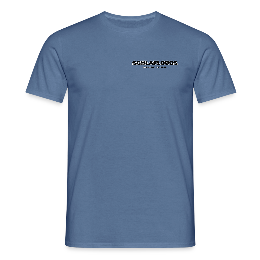 SCHLAFLOOOS BACKPRINT - Taubenblau
