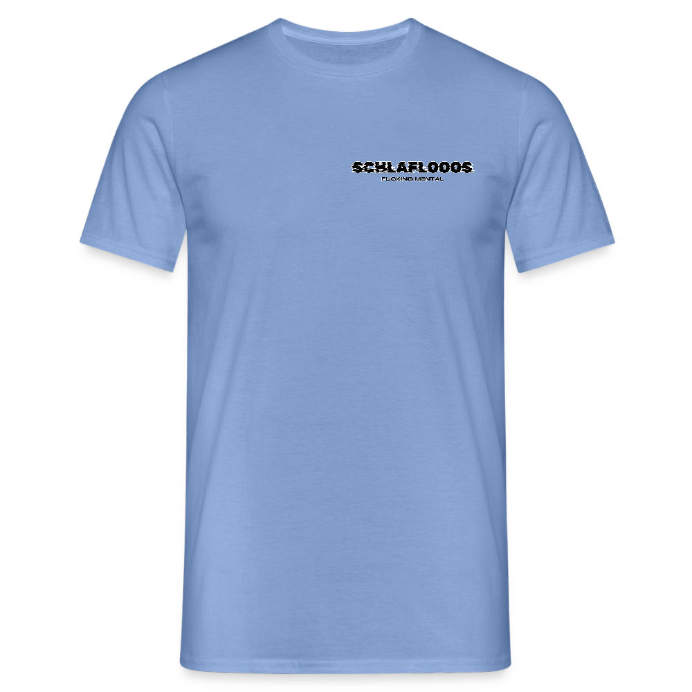 SCHLAFLOOOS BACKPRINT - carolina blue